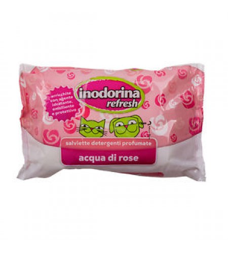 INODORINA TOALHITAS REFRESCANTES AQUA DI ROSE 40UNID